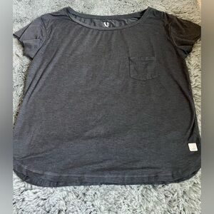 Vuori Lux Performance Pocket Tee Shirt Large Grey
